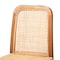 Baxton Studio Caspia MidCentury Modern Walnut Brown Mahogany Wood and Natural Rattan Counter Stool 212-12812-ZORO - alternate 9